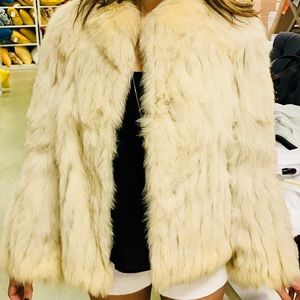 Genuine Fox Fur Short Coat